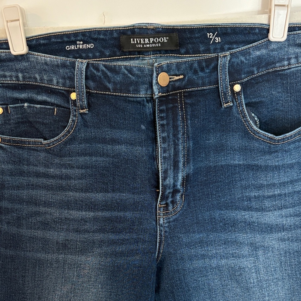 Liverpool Women's Dark Blue Boyfriend Jeans size 12/31